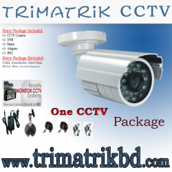 CCTV Camera With Standalone DVR Package