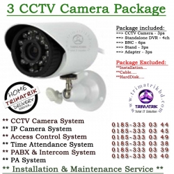 3 CCTV Camera Package