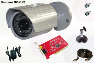 ONE CCTV WITH PC BASED DVR CARD 