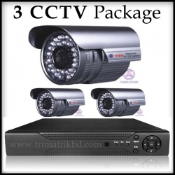 3 Outdoor Yhdo CCTV With Standalone DVR 