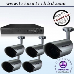 8CH DVR With 5 Avtech CCTV Package