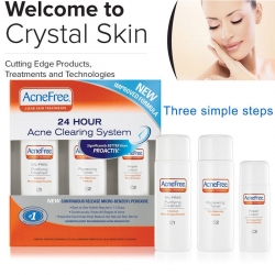 AcneFree 24Hour Acne Clearing System performs as well as Proactiv™