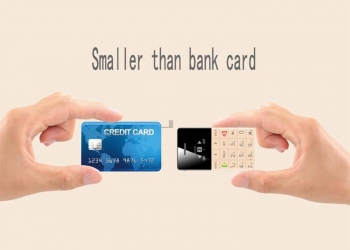 Original Mini credit card Size phone Q5 EDGE Display