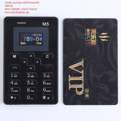 AIEK M5 Mini credit card Size Mobile Phone