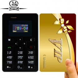 AIEK M5 Mini credit card Size Mobile Phone