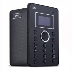 Aiek Q7 Mini credit card Size Mobile Phone