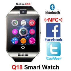 Q18 Sim supported Smart Mobile Watch Sim + Gear intact Box