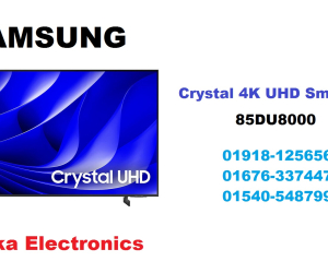 Samsung 85 inch DU8000 Crystal UHD 4K Smart TV Official