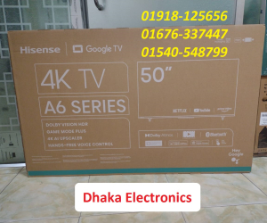 50″ (50A6F3) 4K Google Android TV Hisense