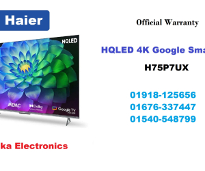 Haier 75 inch H75P7UX HQLED 4K Google Smart TV Official