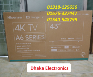 43″ (43A6F3) 4K Google Android TV Hisense