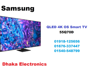 Samsung 55 inch Q70D QLED 4K Tizen OS Smart TV