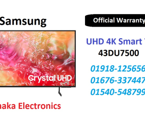 Samsung 43 inch DU7500 Crystal UHD 4K Smart TV Official