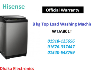 Hisense WTJA801T Top Load  8 KG Washing Machine Price BD Official