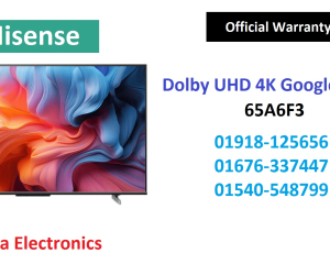 Hisense 65 inch 65A6F3 4K Google DTS TV Official